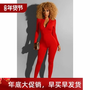 Sexy 休闲性感运动健身连体裤 Sports jumpsuit 女 Fitness Casual
