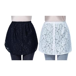 fake 纯色假下摆内搭裙 Fashion color skirt 时尚 with solid hem