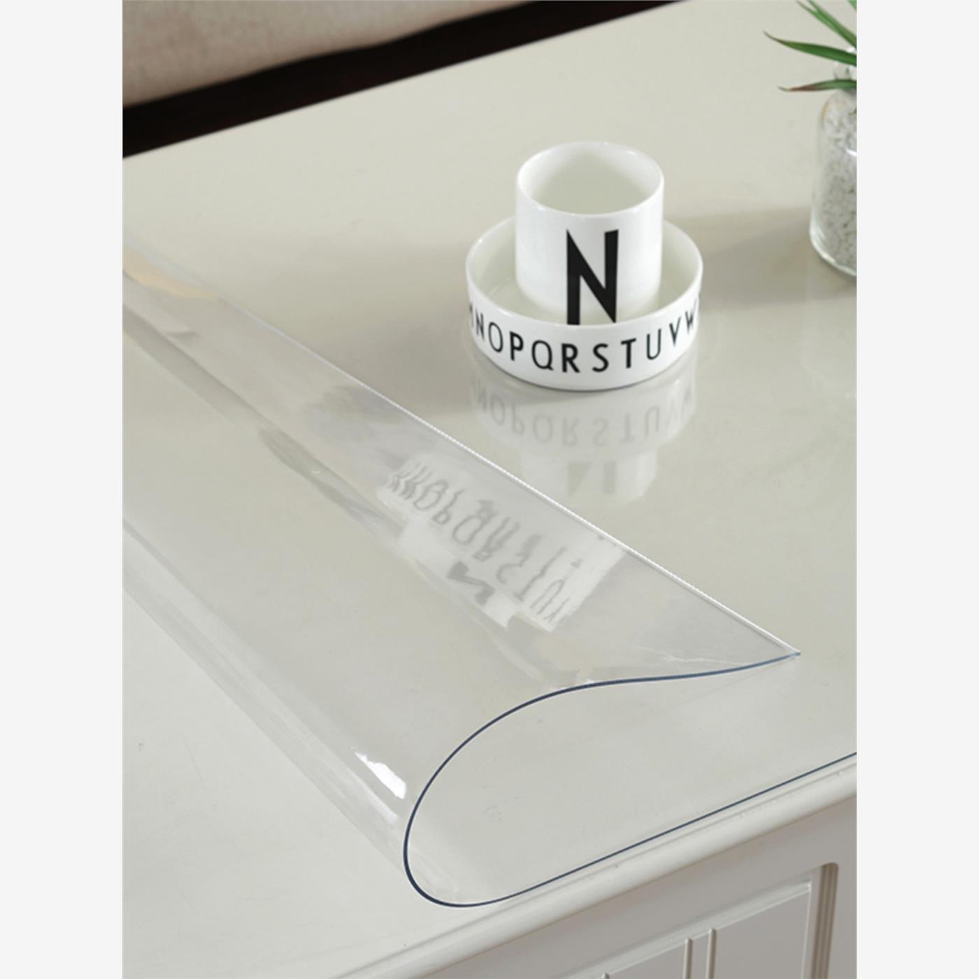 Plastic Table Mat Cover Waterproof Cloth PVC 软玻璃桌布防水