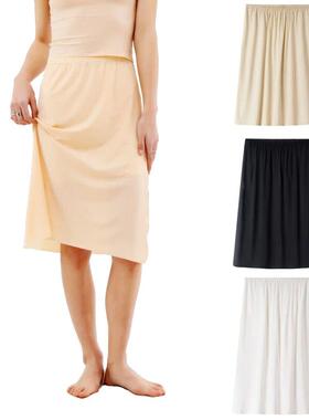 2024 New Women Satin Half Slip Underskirt Petticoat Under Dr