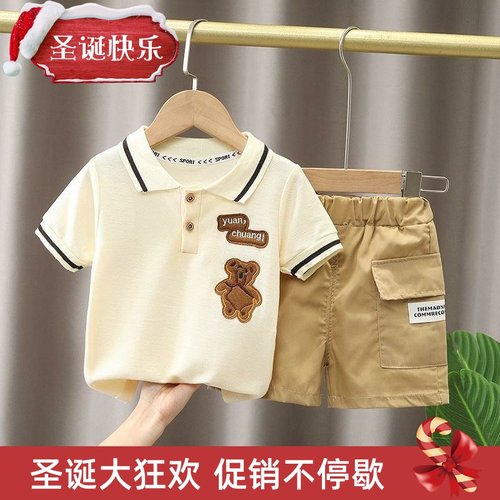 cotton T shirt shorts Clothes kids for kids baby boy boys