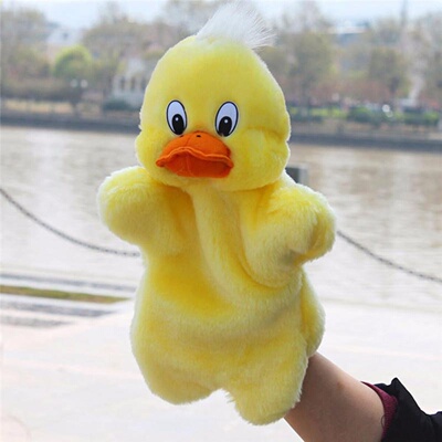 Hand Puppet Doll Family Duck Animal Plush 32cm Birthday New