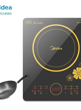Midea/美的 C22-RT2240电磁炉家用2200W大火功率触屏电磁灶RT2140