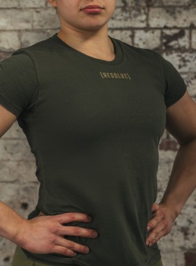 2025Resolve竞界·破限 限定英国SBD小标T恤女款纯棉健身运动休闲