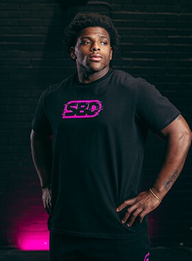 2026英国SBD 限量 NOVA-新星 男款大标纯棉T恤力量举运动健身休闲