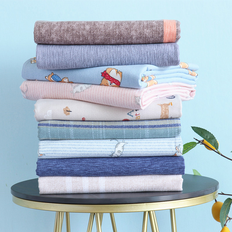 纯棉磨毛床单单件被单双面棉绒