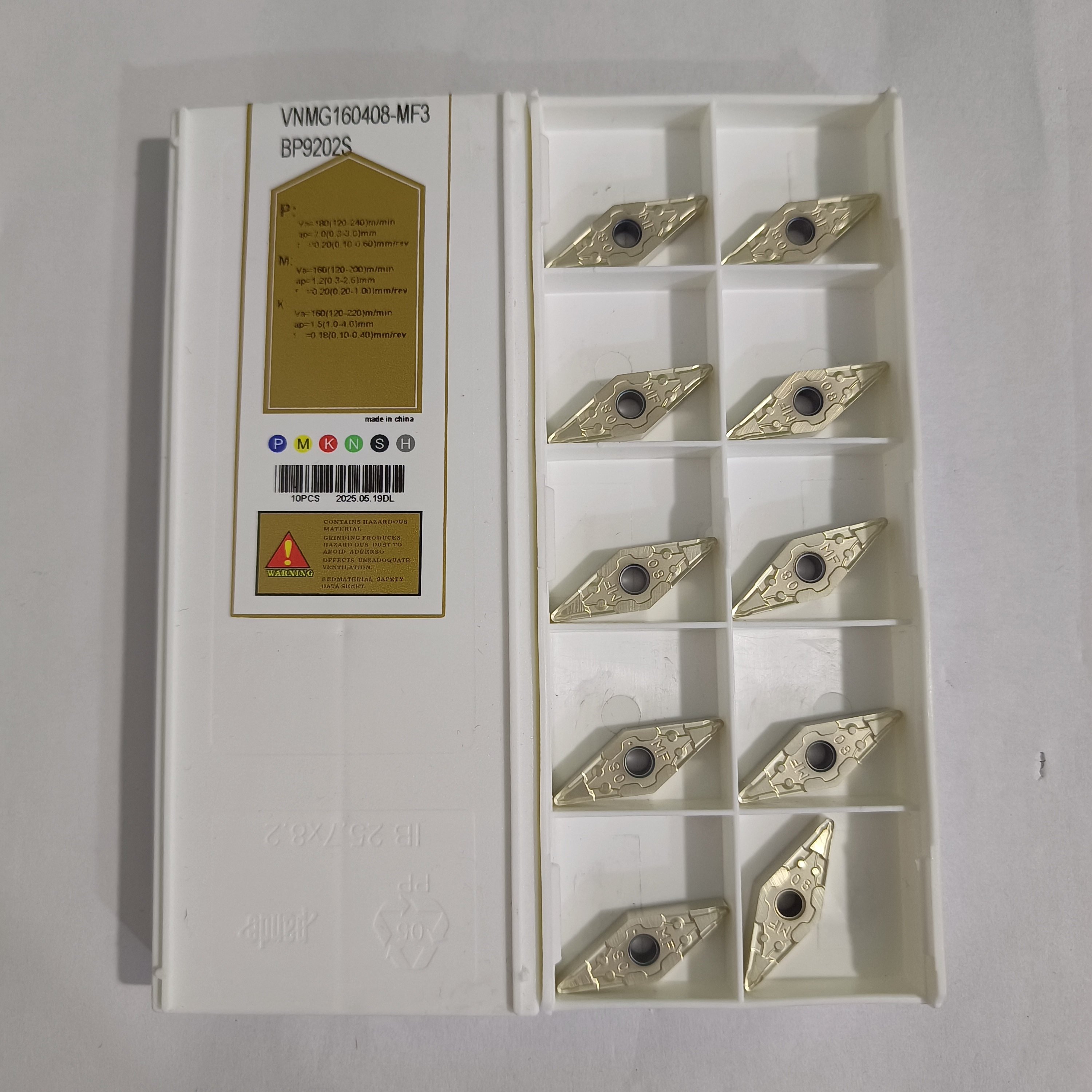 正品博欧VNMG160408－MF3 BP9202S银白色 高温合金钛合金等