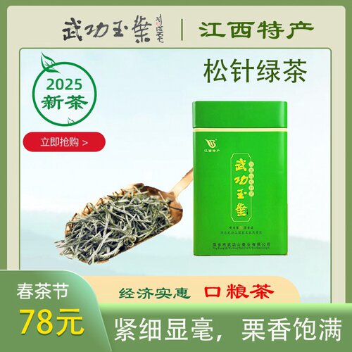 厂家直销毛尖松针绿茶武功山120g