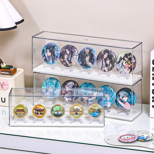 纪念币收藏盒马拉松奖牌展示盒