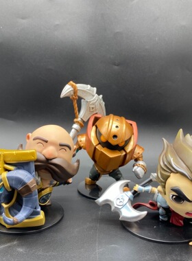 英雄联盟LOL Q版 诺克萨斯之手 布隆 泰坦 手办公仔摆件模型盒装