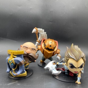 英雄联盟LOL Q版 诺克萨斯之手 布隆 泰坦 手办公仔摆件模型盒装