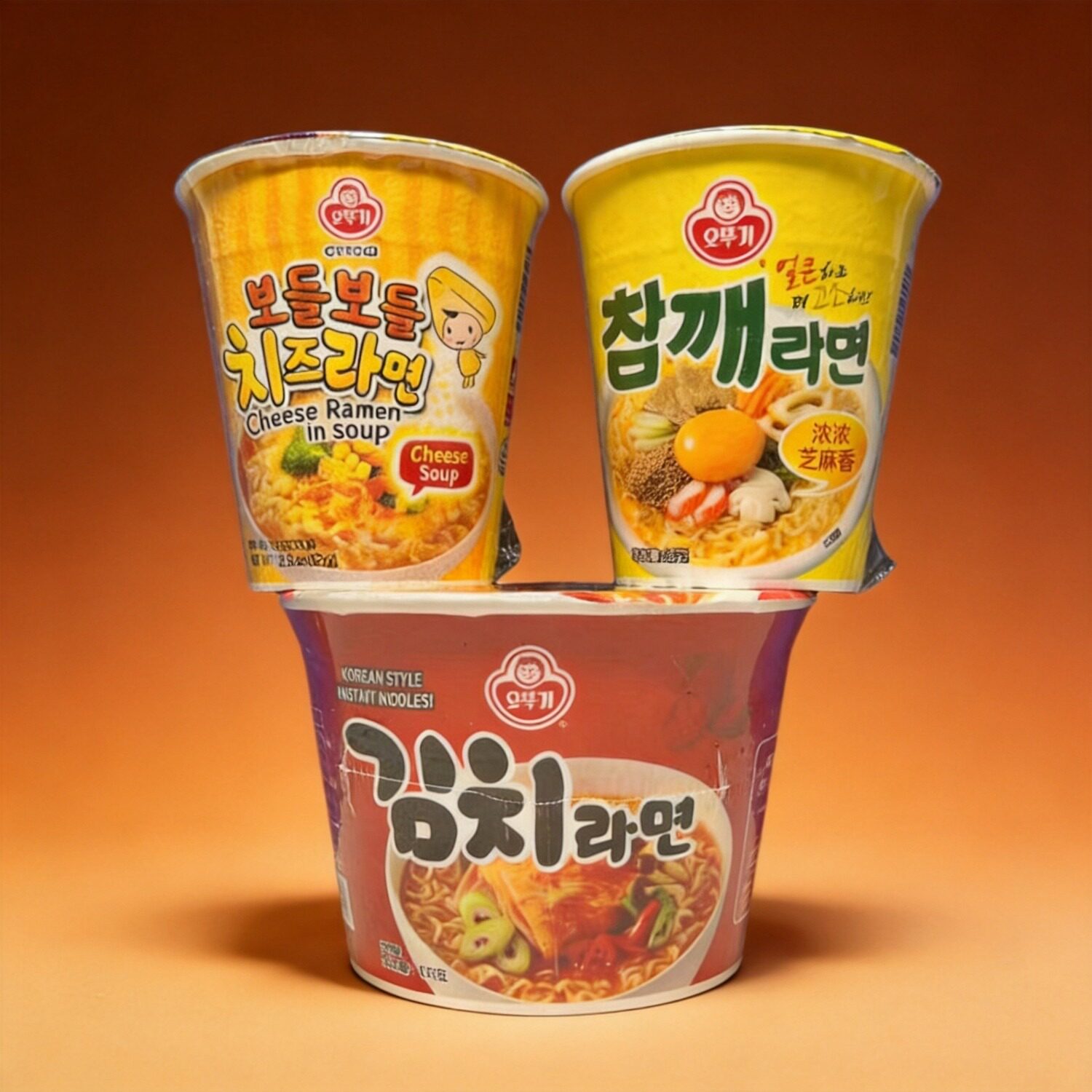 韩国进口不倒翁泡面泡菜拉面图片
