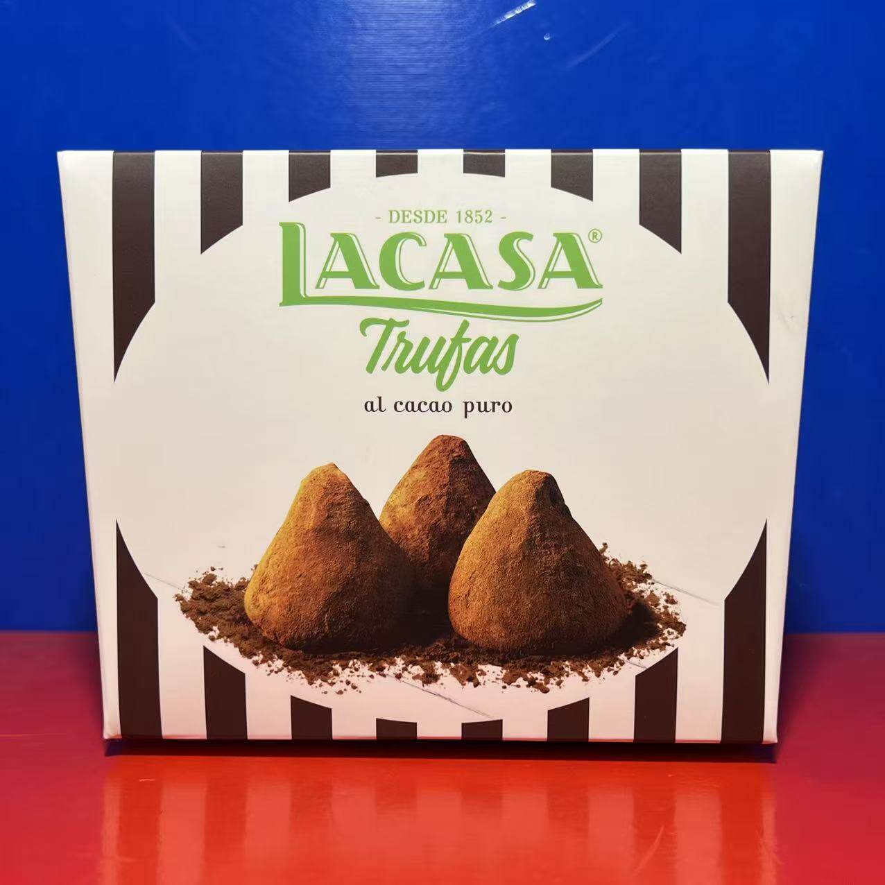 西班牙进口乐卡莎原味松露代可可巧克力200克临期特价零食糖果