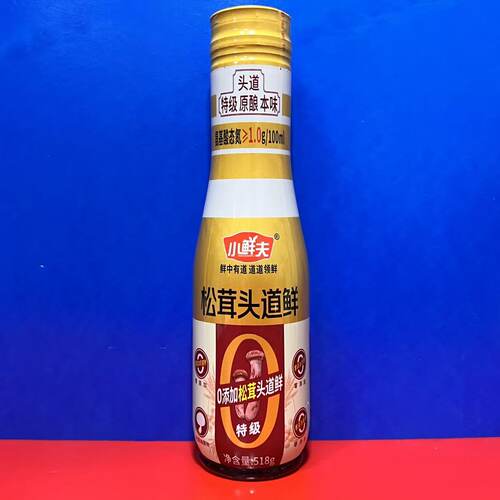 小鲜夫松茸头道鲜518克生抽酱油