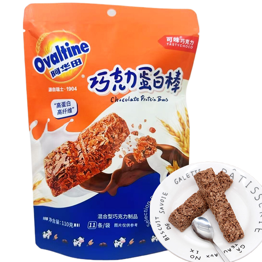 阿华田巧克力蛋白棒10g*11条