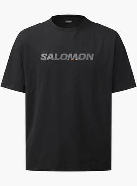 代购SALOMON萨洛蒙女士户外T恤透气快干轻便短袖T恤圆领短袖