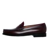 G.H. Bass Co.男士 代购 乐福鞋 透气软底轻便舒适脚感酒红色真皮