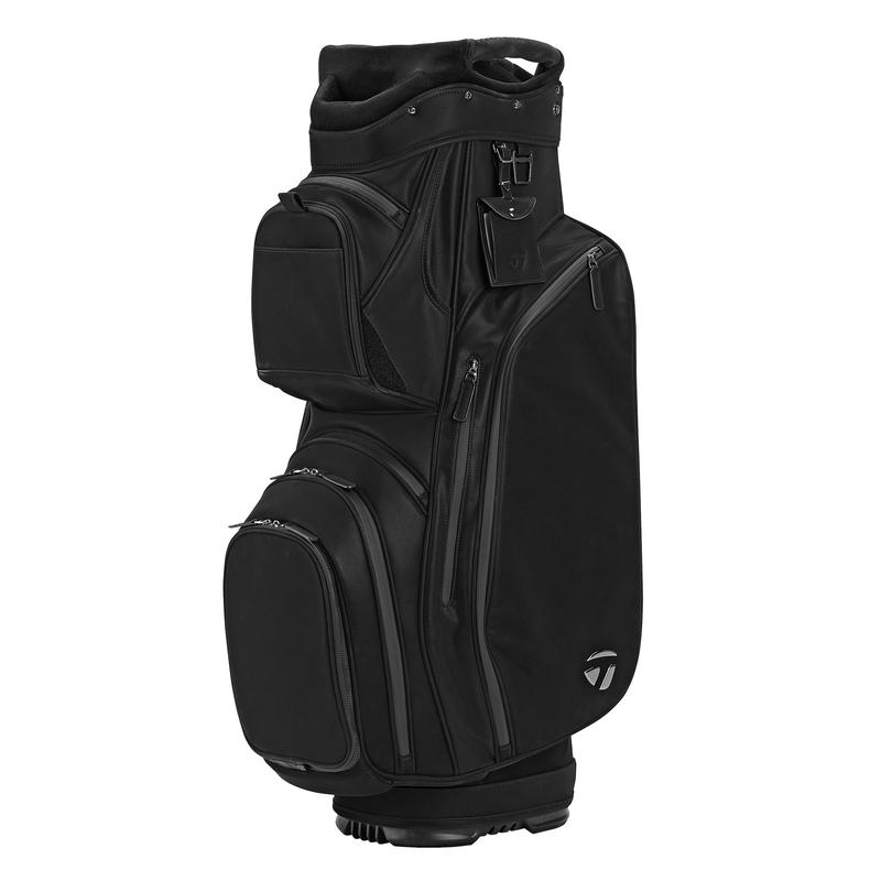 Taylormade男士高尔夫球包防水多口袋设计带冷却仓磁吸口袋黑色