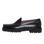 G.H. Bass Co.男士 代购 乐福鞋 透气轻便耐磨舒适缓震黑色牛皮革