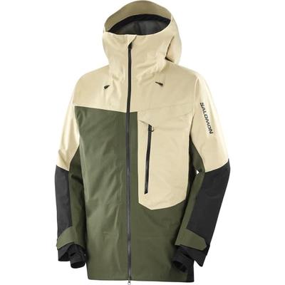 SALOMON/萨洛蒙男士GoreTex防水透气冲锋衣户外滑雪服防寒保暖层