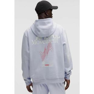 lululemon露露乐蒙男士连帽卫衣舒适穿着保暖设计弹力腰围