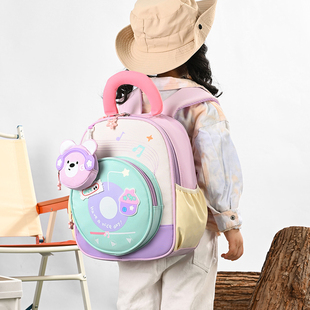 儿童幼儿园书包2026新款 轻便男女童双肩包卡通可爱小女孩外出背包
