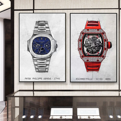手表挂画名表养护维修店钟表店