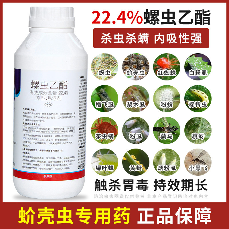 正介22.4%螺虫乙酯柑橘树杀卵介壳虫木虱红蜘蛛内吸农药杀虫剂