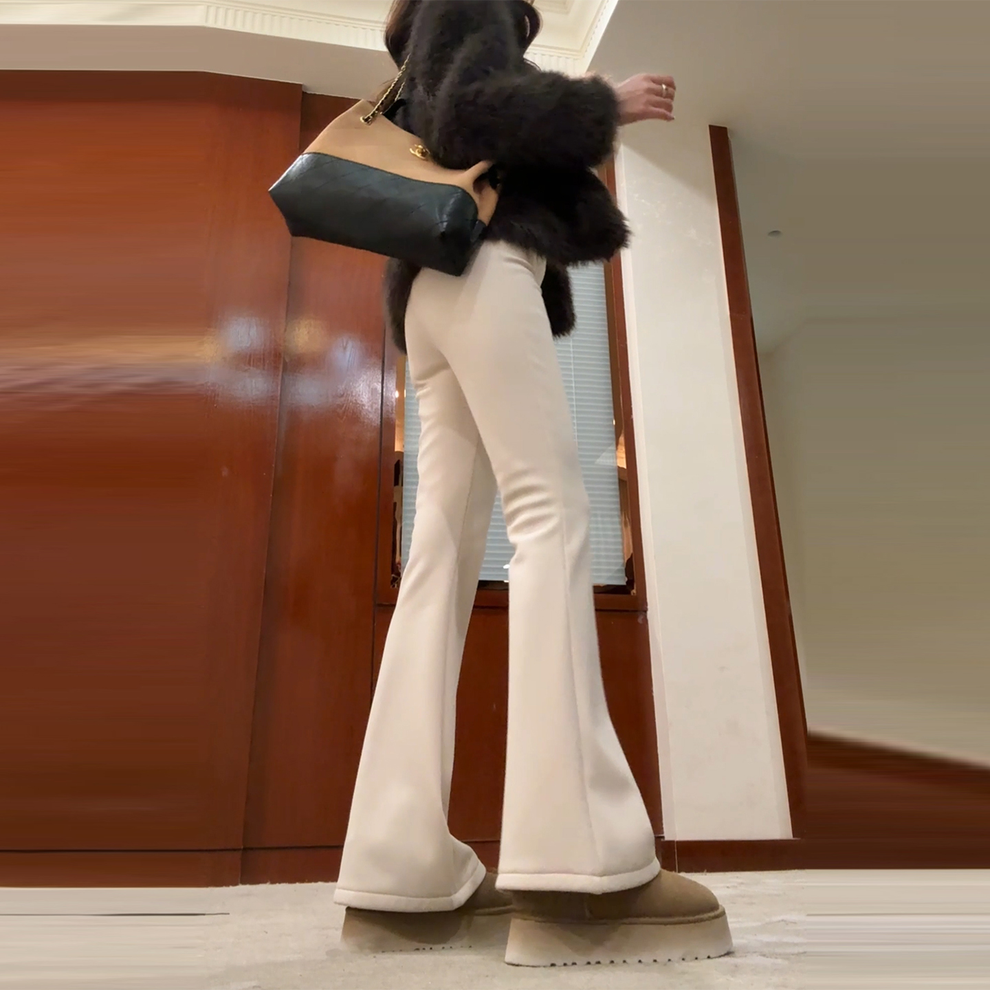 新款垂感修身弹力修身卫裤