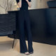 休闲裤 黑色不贴腿微喇直筒裤 气质显瘦百搭西装 高腰时尚 女2026新款