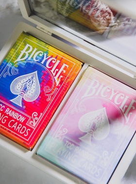 【CKB纸牌】Bicycle  Rainbow 彩虹单车V1 V2  花切魔术收藏扑克