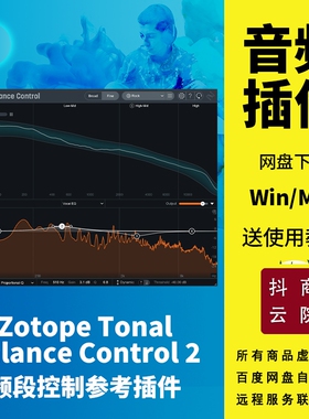 Tonal Balance Control 2母带频响曲线频段控制参考插件Win/Mac