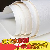 保定宝虹水彩纸300g水彩本230g350g粗纹8开4k全开16开木浆水彩纸