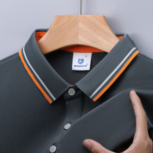夏季工作服短袖T恤印logo公司企业团建冰丝工衣服广告文化polo衫