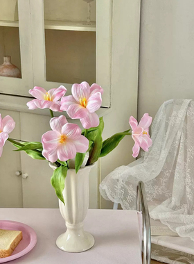 韩风ins风郁金香花束摆件