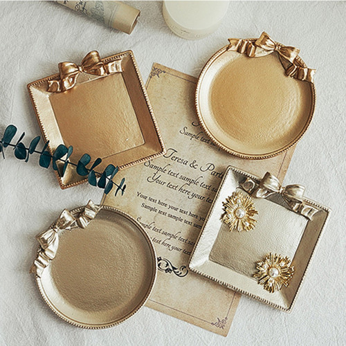 法式复古托盘香薰蜡烛垫