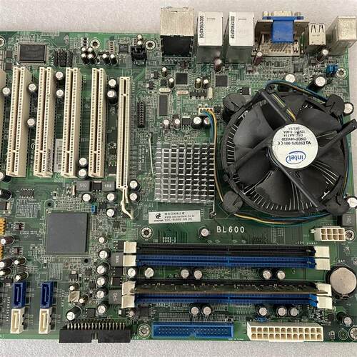 【议价】DFI 友通 BL600工控机主板 带CPU 内存 风扇测试