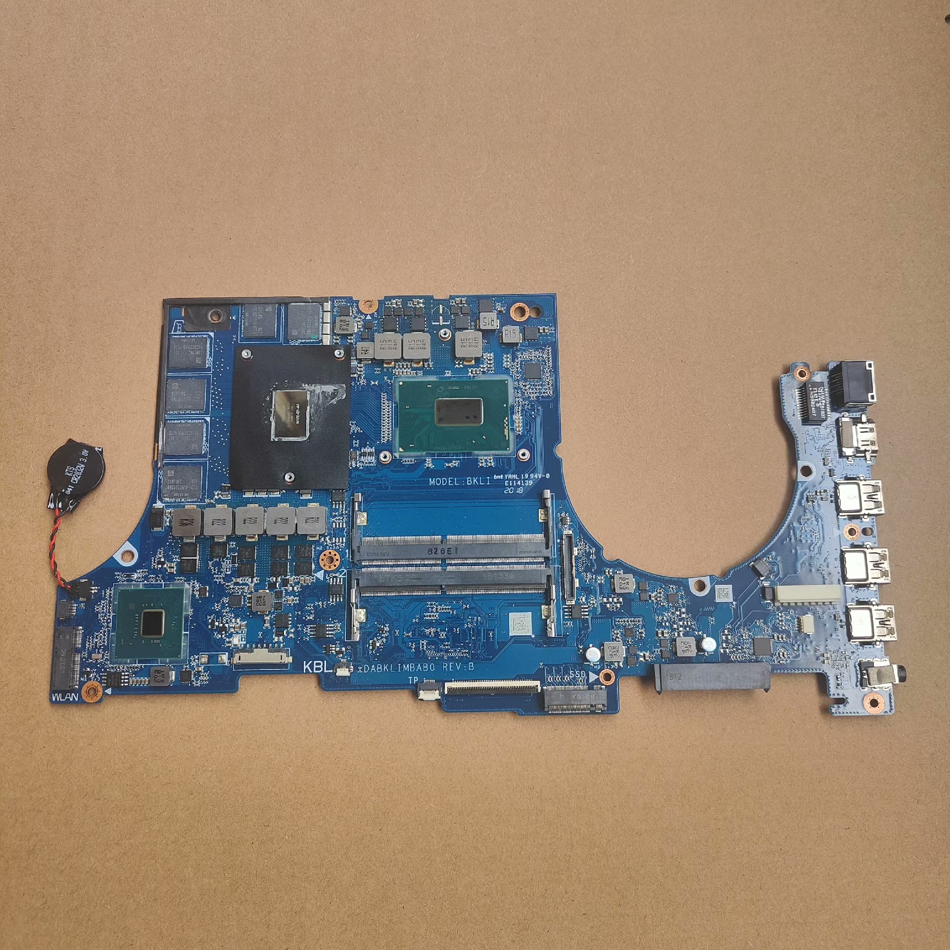 【议价】华硕 FX80G 主板DABKLIMBAB0 REV:B 板