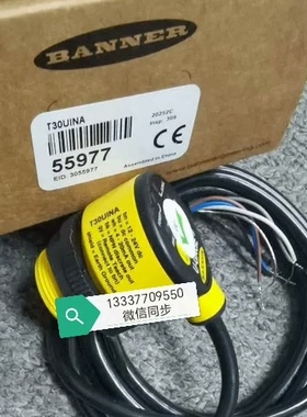 【议价】T30TINA 55977 美国邦纳BANNER 全新原装正