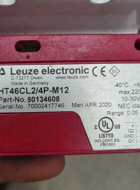 【议价】原装正品Leuze劳易测HT46C/4P-M 12传感器