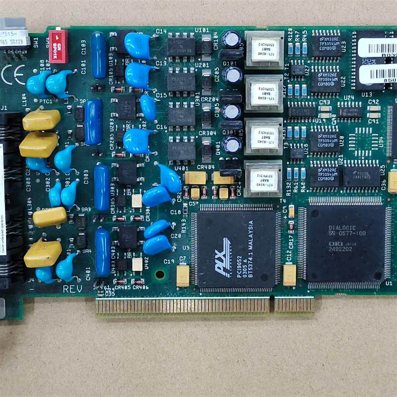 【议价】DIALOGIC4线模拟语音传真卡，D/4PCI 83-05