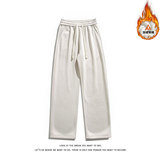 简约加绒休闲裤男直筒垂感保暖运动风长裤K7783JR（加绒）特价P37，男装棉衣，电商A007-1