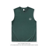 美式潮流休闲背心男女宽松圆领套头上衣印花无袖T恤B3923-特价P19，男装背心/马甲，电商A007-1