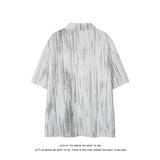 美式风短袖时尚潮流男女宽松型简约肌理感翻领上衣T3703-特价P27，男装T恤，电商A007-1