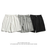 夏新款潮流百搭美式休闲水洗拼接牛仔短裤子男DK8481-P32【特价】，男装牛仔裤，电商A007-1