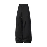 宽松直筒纯色卫裤男休闲抽绳宽松型垂感运动长裤K8696-特价P36，男装休闲裤，电商A007-1