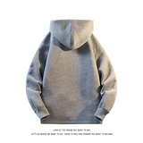 420克重磅日系纯色格纹开衫男女休闲连帽卫衣外套W4687-特价P65，女装短外套，电商A007-1