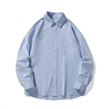 春装宽松重磅外套男大码港风休闲潮流衬衫C2177-P35【特价】，男装衬衫，电商A007-1