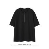 美式风简约重磅短袖T恤男女休闲宽松型百搭圆领上衣T3710-特价P27，男装T恤，电商A007-1