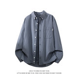 日系cityboy条纹长袖衬衫潮流休闲衬衣宽松百搭外套C2264-特价P33，男装衬衫，电商A007-1